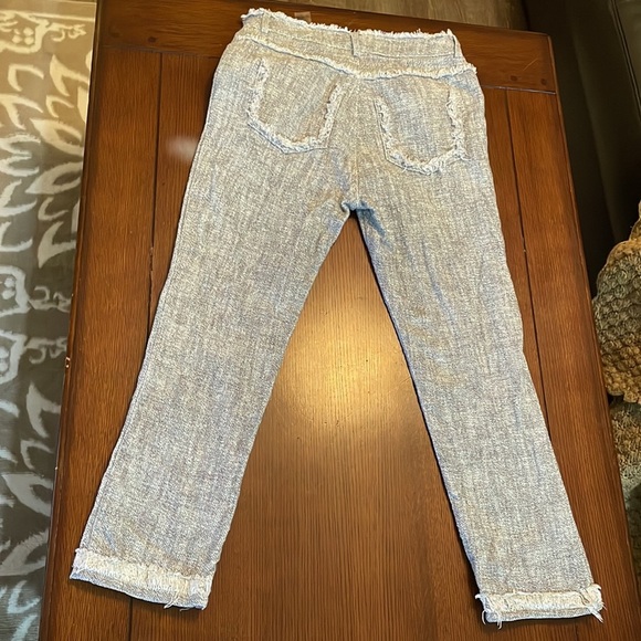 Alexander Wang Pants. Frayed edges. Textured. Grey, heathered. Small? - Picture 3 of 9